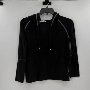 Johnny Was Calme Women's Pullover Hoodie - Black - Small
